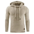 thumbnail image 1 of SHTXOZHI Mens Hoodies Pullover Long Sleeve Casual Sweatshirts Winter Solid Color Hooded Tops, 1 of 2