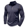 thumbnail image 1 of SHTXOZHI Mens Long Sleeve Athletic Golf Shirts Button Casual Business Work Collared Shirt Tops, 1 of 8