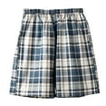 thumbnail image 1 of SHTXOZHI Mens Plaid Lounge Shorts Elastic Waisted Pj Bottoms Summer Beach Shorts with Pockets, 1 of 4