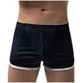 thumbnail image 1 of SHTXOZHI Mens Sleeping Shorts Workout Athletic Gym Shorts Hollow Out Breathable Pajama Shorts, 1 of 5