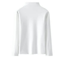 SHTXOZHI Mens Thermal Base Layer Tops Long Sleeve Mock Neck Basic Undershirts Fall Winter Warm Shirt