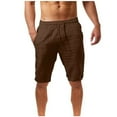 thumbnail image 1 of SHTXOZHI Mens Workout Athletic Running Workout Shorts Casual Elastic Waist Drawstring Beach Shorts, 1 of 5