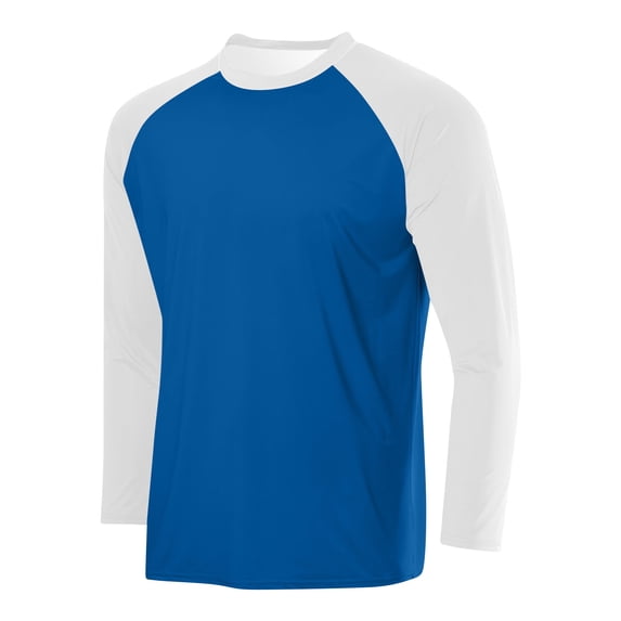 SHTXOZHI Mens Workout Tees Color Block Long Sleeve Running Tops Outdoor Sport Crew Neck T-Shirts Fall Winter Undershirts