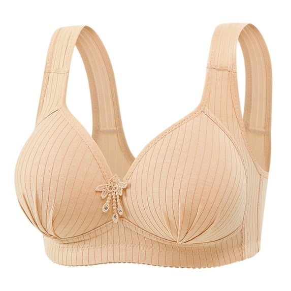 SHTXOZHI No Underwire Bras for Women Push Up Wirefree Bra Full Coverage Wirelss Breathable Everyday Bra