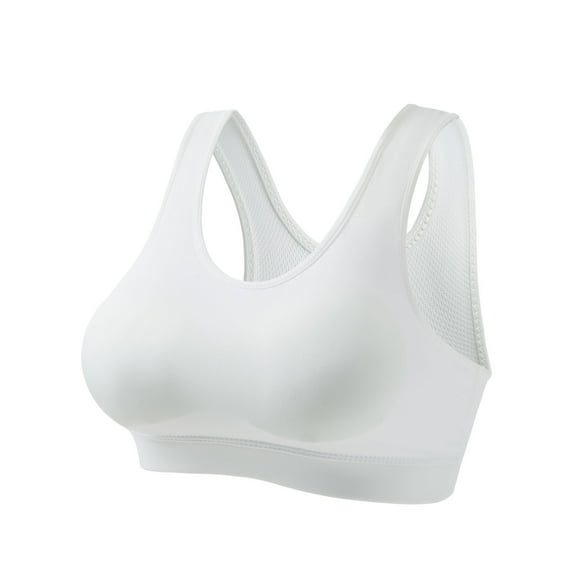 SHTXOZHI Padded Sports Bras for Women Wireless Racerback Workout Yoga Bra Exercise Athletic Bras