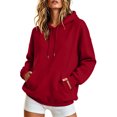 thumbnail image 1 of SHTXOZHI Pullover Sweatshirts for Women Long Sleeve Fall Tops Hoodies Sweatshirt with Pocket, 1 of 6