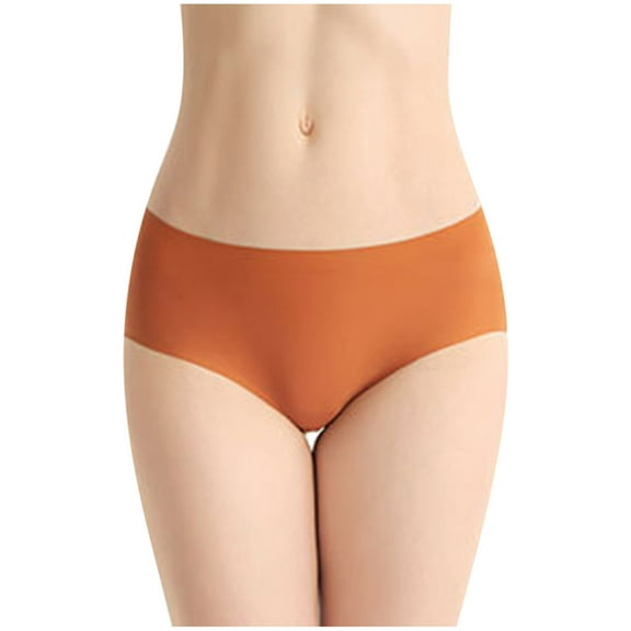 SHTXOZHI Seamless Underwear for Women Low Waisted Breathable Briefs No Show Invisible Panties