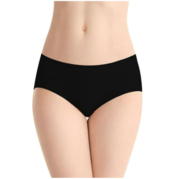 SHTXOZHI Seamless Underwear for Women Low Waisted Breathable Briefs No Show Invisible Panties