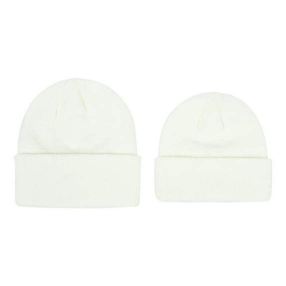 SHTXOZHI Toddler Baby Beanie Hats Kids Boys Girls Winter Knitted Hat Warm Cuffed Caps for 0-6 Years