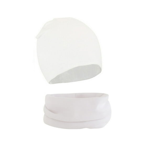 SHTXOZHI Toddler Baby Boy Girl Hat Scarf Set Slouchy Beanies Caps Neck Warmer for 3M-3T