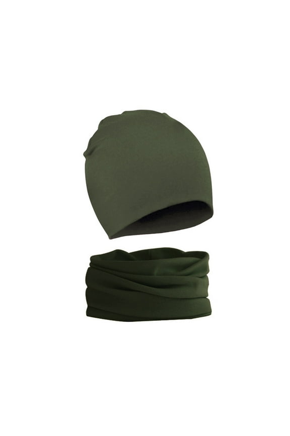 Toddler Baby Boy Girl Hat Scarf Set Slouchy Beanies Caps Neck Warmer for 3M-3T
