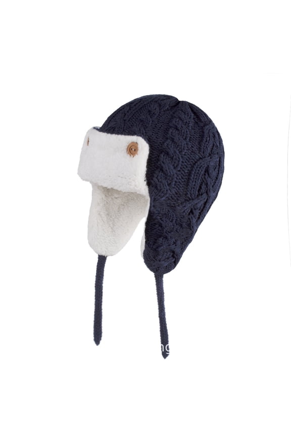Toddler Baby Boy Girl Winter Hat Ear Flaps Fleece Lined Beanie Hats Warm Winter Knit Cap 0-3 Years
