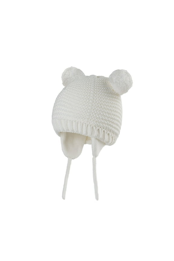 Toddler Baby Winter Beanies Kids Ear Flaps Knitted Hat Infant Girls Boys Warm Hat