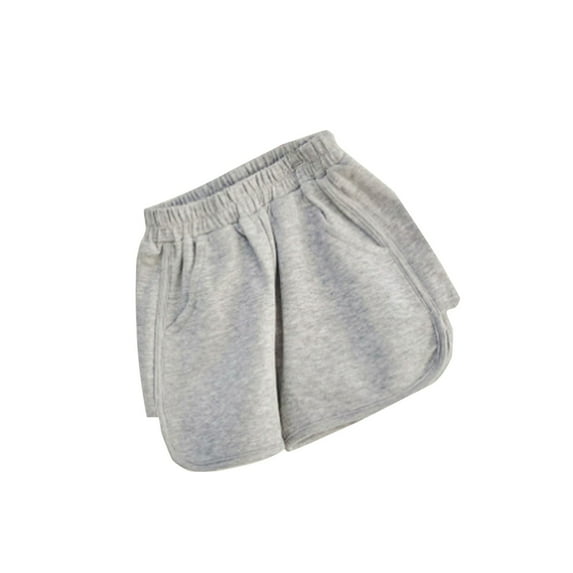 SHTXOZHI Toddler Boy Girl Sport Active Shorts Elastic Waist Casual Summer Solid Color Shorts with Pocket