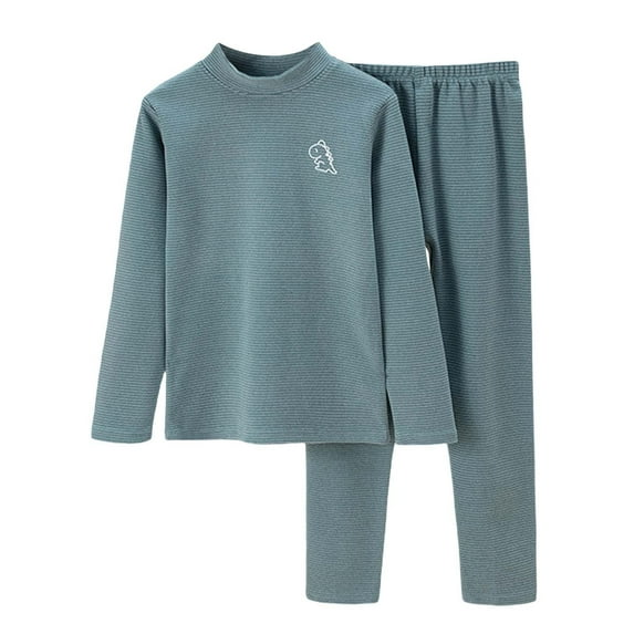 SHTXOZHI Toddler Boys Girls 2Pcs Set Long Sleeve Pullover Tops Elastic Waist Pants Fall Winter Kids Clothes