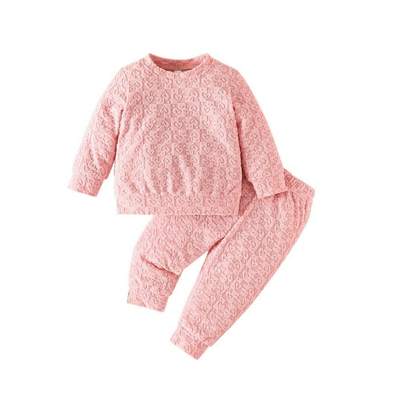 SHTXOZHI Toddler Girl Boy 2 Pcs Clothing Set Long Sleeve Sweatshirt Pants Newborn Infant Clothes