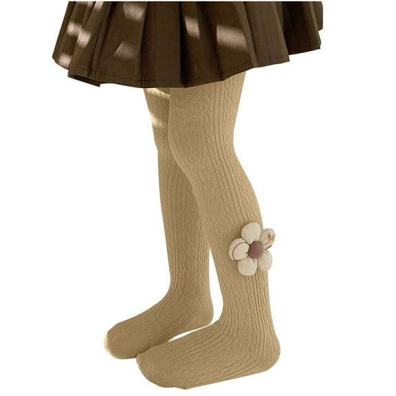 SHTXOZHI Toddler Kids Girls Cute Tights Winter Warm Pantyhose Footed Leggings Stockings for 2-12 Years