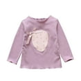 thumbnail image 1 of SHTXOZHI Toddler Kids Girls Cute Tops Long Sleeve Crewneck Print Shirts Fall Spring Clothes 1-8 Years, 1 of 5