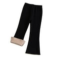 thumbnail image 1 of SHTXOZHI Toddler Kids Girls Flared Pants Elastic Wiasted Bell Bottom Solid Color Casual Trousers, 1 of 3