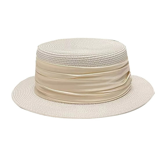 SHTXOZHI Wide Brim Dress Hat Travel Summer Beach Sun Hat for Women Men