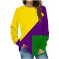 thumbnail image 1 of SHTXOZHI Women's Crewneck Sweatshirts Fall Long Sleeve Pullover Casual Tunic Tops Fashion Clothes, 1 of 2