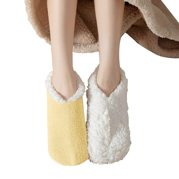 SHTXOZHI Women's Fuzzy Slipper Socks Thick Thermal Winter Warm Socks Indoor Floor Sleep Socks