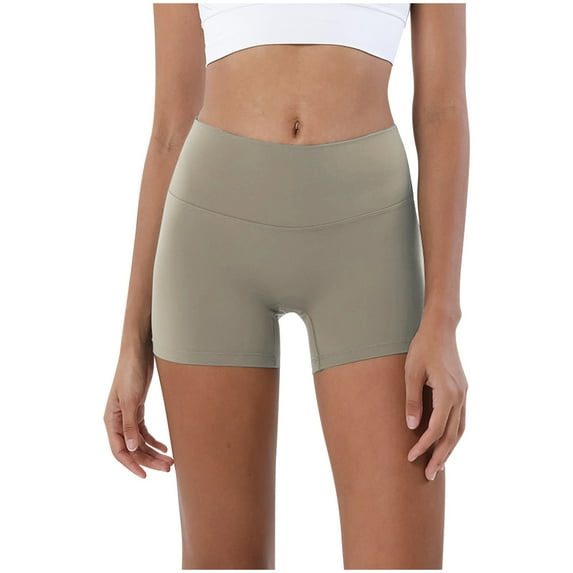SHTXOZHI Women's High Waisted Athletic Running Biker Shorts Summer Soft Workout Gym Yoga Shorts