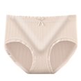 thumbnail image 1 of SHTXOZHI Women's High Waisted Panties Full Coverage Comfort Bow Underwear Breathable Stretch Briefs, 1 of 3