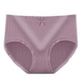 thumbnail image 1 of SHTXOZHI Women's High Waisted Panties Full Coverage Comfort Bow Underwear Breathable Stretch Briefs, 1 of 3
