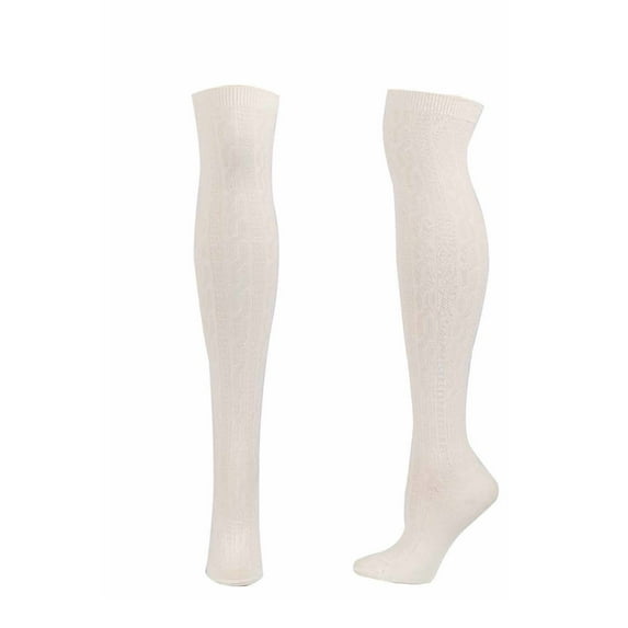 SHTXOZHI Women's Leg Warmers Extra Long Knit Thigh High Socks Warm Over the Knee Socks Boot Stockings