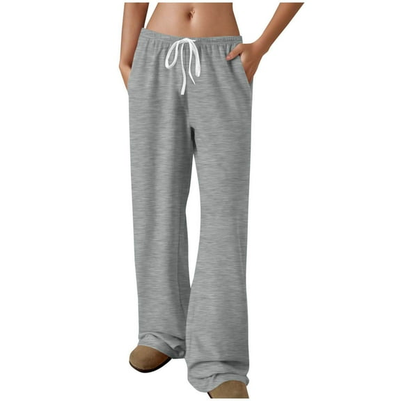 SHTXOZHI Women's Pajamas Pants Drawstring Wide Leg Sleep Pants Lounge Pj Bottom with Pockets