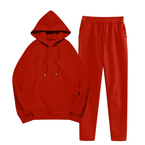SHTXOZHI Womens 2 Piece Outfits Fall Sweatsuits Hoodies Wide Leg Sweatpants Lounge Matching Tracksuits