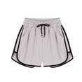 thumbnail image 1 of SHTXOZHI Womens Athletic Shorts High Waisted Drawstring Color Block Side Stripe Shorts Casual Gym Shorts with Pockets, 1 of 6