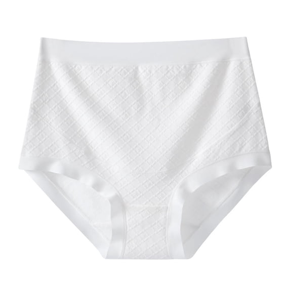 SHTXOZHI Womens Breathable Underwear Full Coverage Panties Solid Color Stretch Soft Briefs