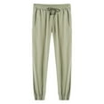 thumbnail image 1 of SHTXOZHI Womens Casual Hiking Pants Elastic Waist Athletic Running Jogger Pants Drawstring Trouser, 1 of 2