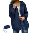 thumbnail image 1 of SHTXOZHI Womens Packable Raincoat Outerwear Waterproof Windbreaker Jacket for Outdoor Travel Hiking, 1 of 5
