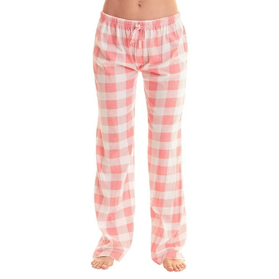 SHTXOZHI Womens Plaid Pajama Pants Elastic Waist Drawstring Lounge Trousers Baggy Sleep Pants