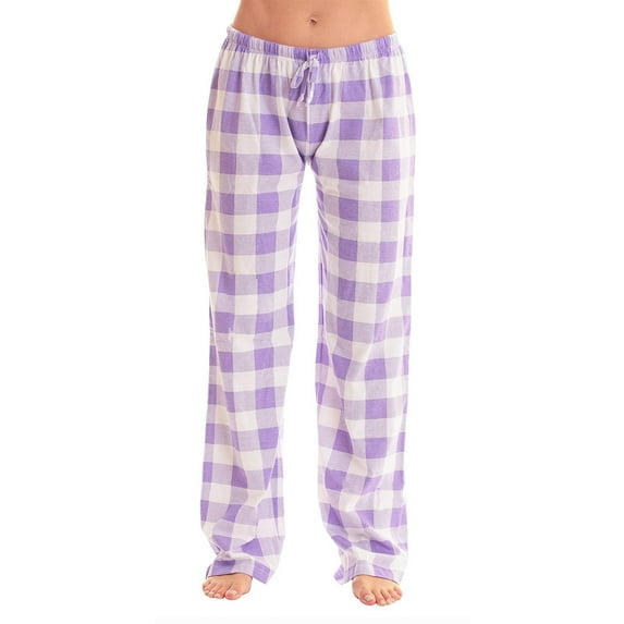 SHTXOZHI Womens Plaid Pajama Pants Elastic Waist Drawstring Lounge Trousers Baggy Sleep Pants