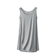 thumbnail image 1 of SHTXOZHI Womens Sleeveless Tank Nightgown Solid Color Soft Nightshirt Loose Pajama Dress Loungewear, 1 of 5