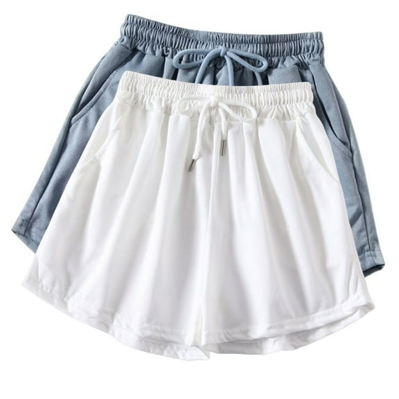 SHTXOZHI Womens Sweat Shorts Casual Summer Athletic Shorts Elastic Waisted Comfy Shorts with Pockets