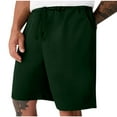thumbnail image 1 of SHTXOZHI Workout Shorts for Men Elastic Waist Lounge Shorts with Pocket Summer Drawstring Sport Shorts, 1 of 5