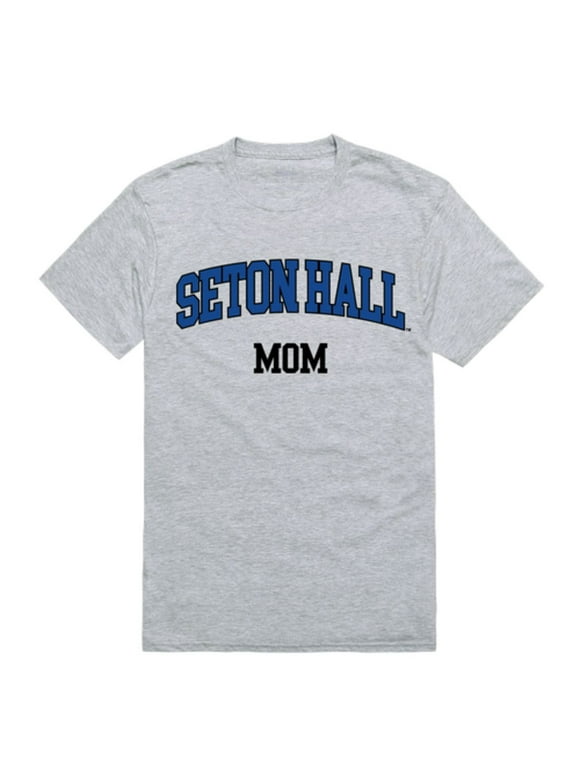 SHU Seton Hall University Pirates College Mom Womens T-Shirt Heather Grey Small