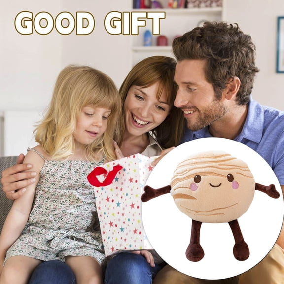 SHUAGNCR-Sun Theme Cute Planet Pillow - Fun Decorative Plushie Stuffed Toy - Planet Room Decor - Solar System Cushion for Home and Office (B)