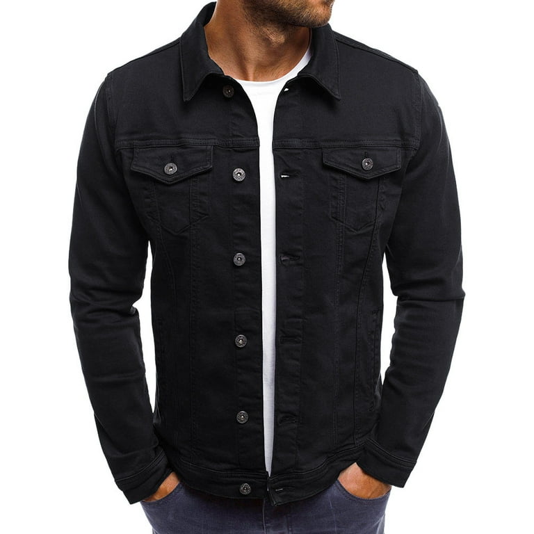 Walmart black clearance denim jacket