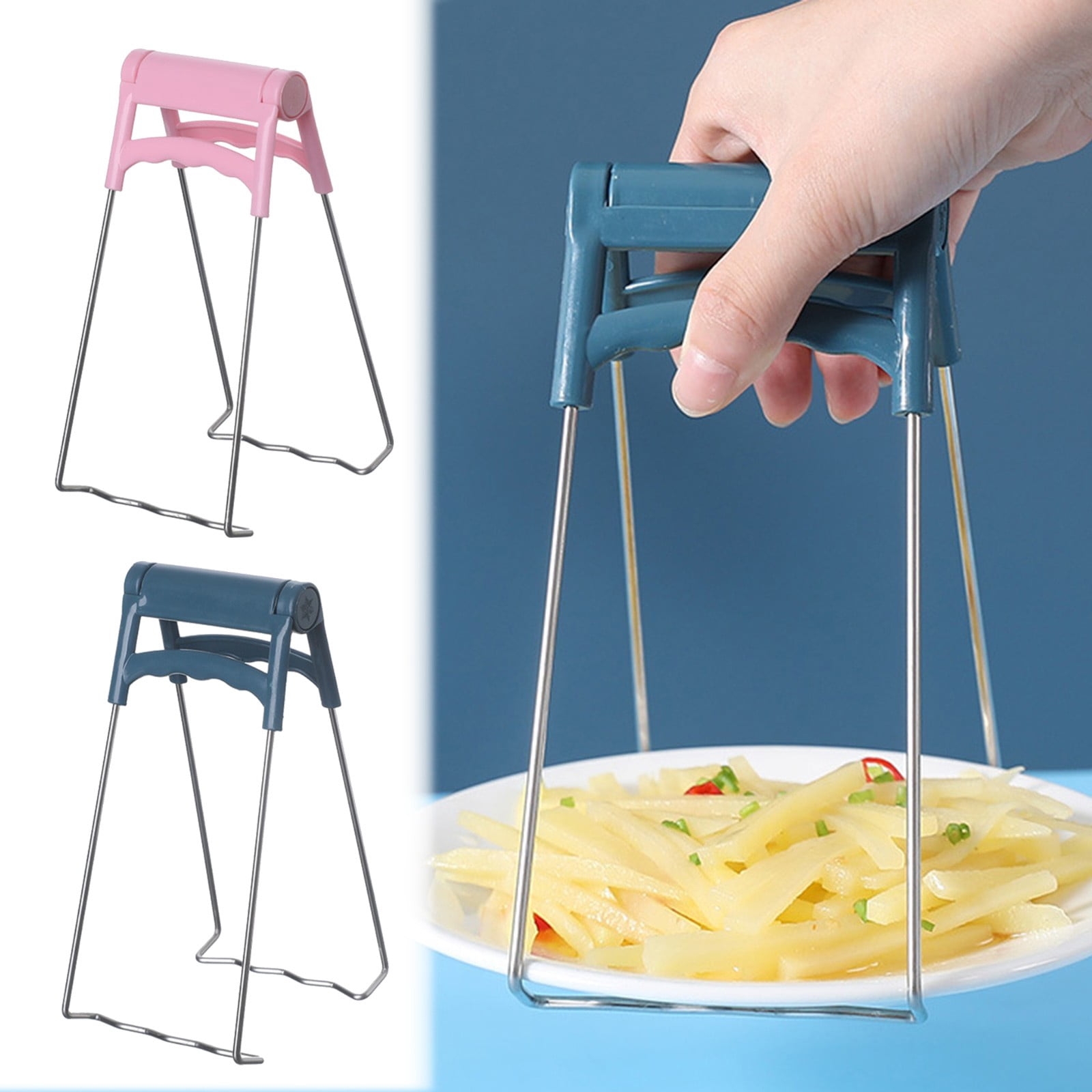 SHULIN Bowl Gripper Clip Non Slip Removable Multi Functional Kitchen Bowl Lifter Hand Shaped Tray Holder Comfortable Grip Hot Plate Carrier Easy Pick Up Tool Pot Holder Must Have Gadget