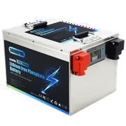 SHUNBPWR Lifepo4 12V 200Ah 2560Wh Lithium Battery Built-in 200A BMS Low Temperature Charging 15000+ Deep Cycle Battery for RV Trolling Motor Solar Golf Cart Backup power system