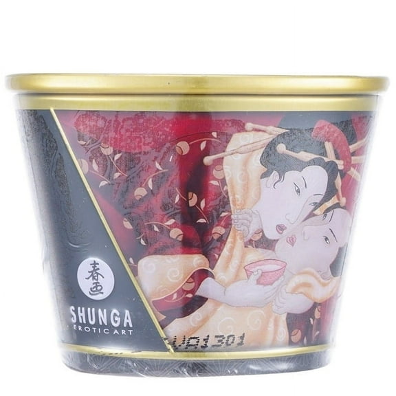 SHUNGA Massage Candle - Romance/Sparkling Strawberry Wine 170ml/5.7oz