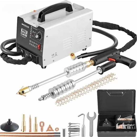 SHUNHENGYE 3500A Dent Puller Machine, Dual Gun Interface, 3-Mode (Spot/Pro/Manual), for Auto Exterior Repair