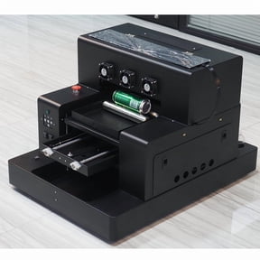 SHUNHENGYE A3 UV Bottle Surface Printer – 6 Colors A4 A3 Size UV LED Flatbed Printer for Bottle & Flat Printing, White Ink, Embossed Effect