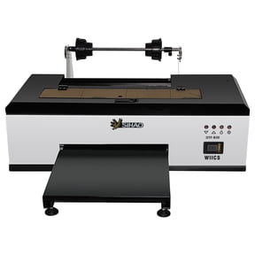 SHUNJITAI A3 DTF Printer L1800 Color Before White, Continuous Ink Supply, Automatic White Ink Stirring, Supports PET Sheet/Roll Film, Adjustable Air Absorption, for Clothing Pattern Printing